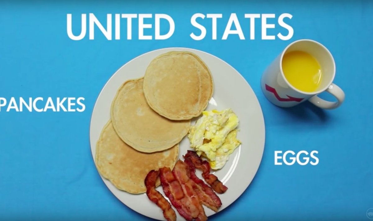 Mida söövad eri riikide inimesed hommikuks?