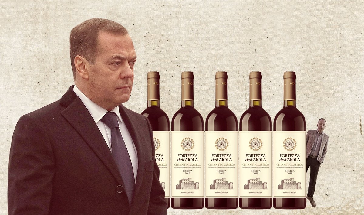 Близкому окружению Дмитрия Медведева принадлежит винодельческое хозяйство в Италии, откуда вино поставляется в Россию через страны Балтии