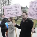 Video:Soolise palgalõhe vastu suunatud pikett Tammsaare pargis