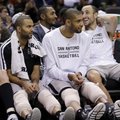 Duncan, Ginobili ja Parker jõudsid NBA-s ajaloolise tähiseni