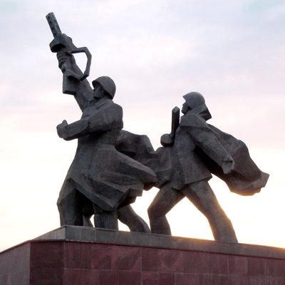 Фрагмент памятника освободителям Риги
