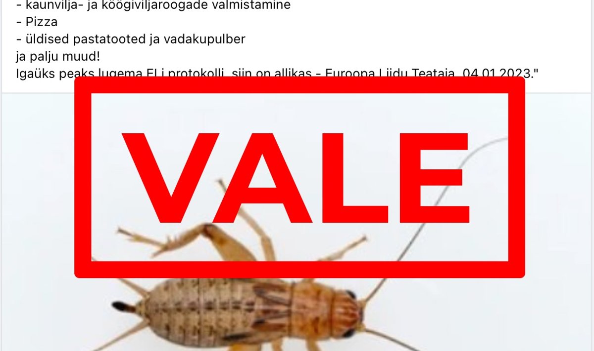 Valeväide Facebookis