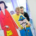 DELFI VIDEO ja FOTOD: Kunstnik Marko Mäetamm kujundas presidendi vastuvõtust mutionu peo