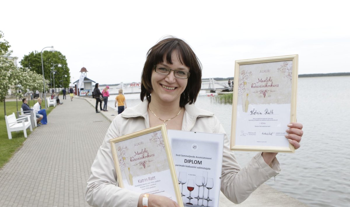 Maalehe koduveinikonkursi võitja Katrin Ratt.