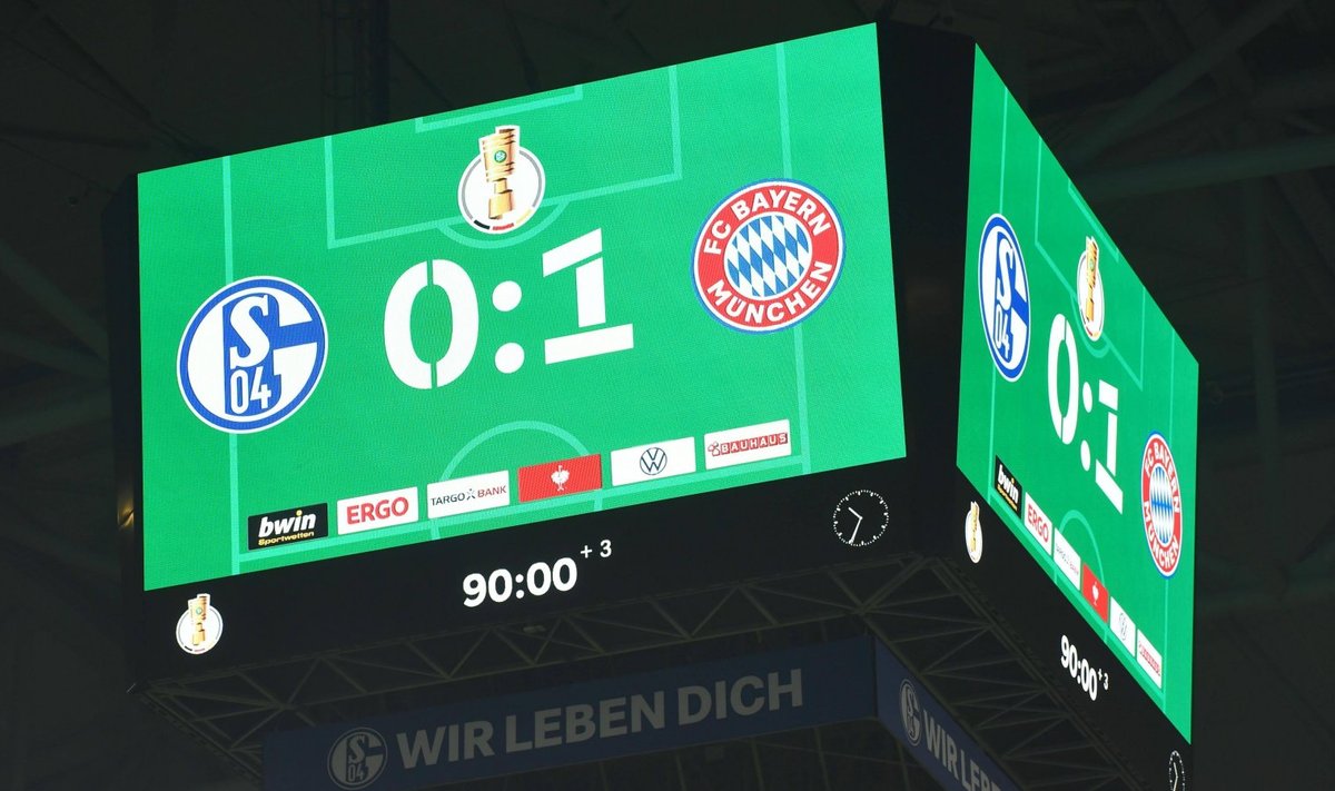 Tabloo Schalke - Bayerni mängul