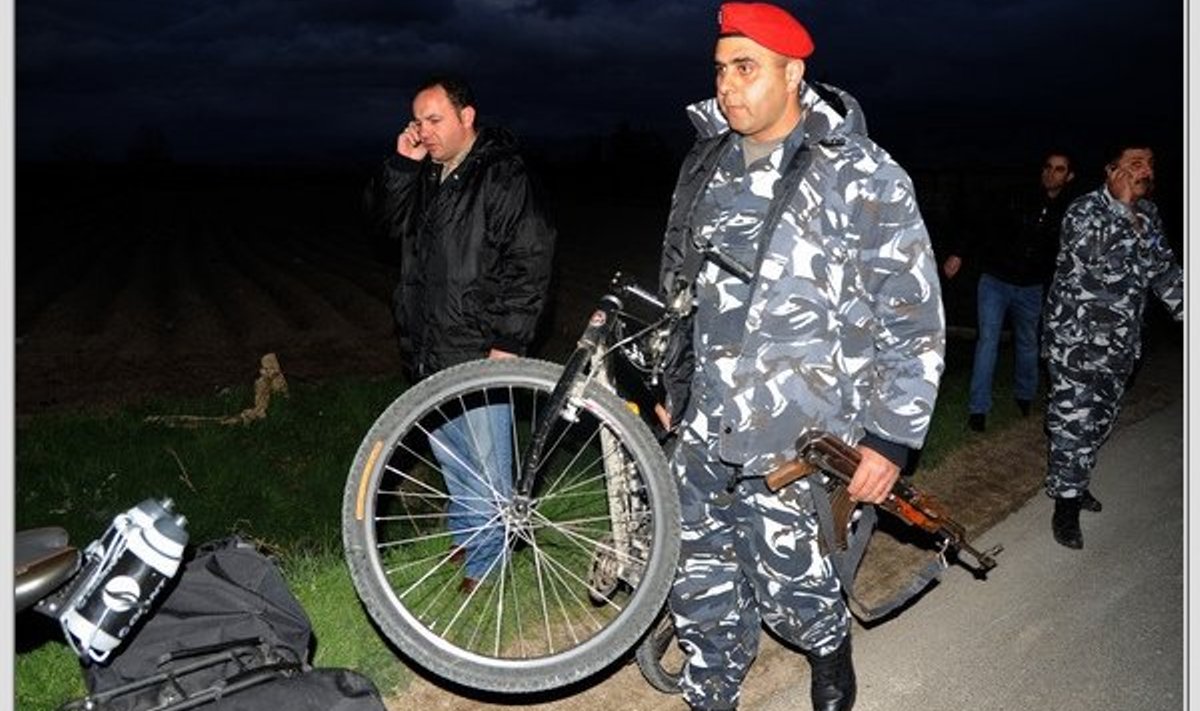 Liibanoni politseinikud röövitud eestlaste jalgratastega