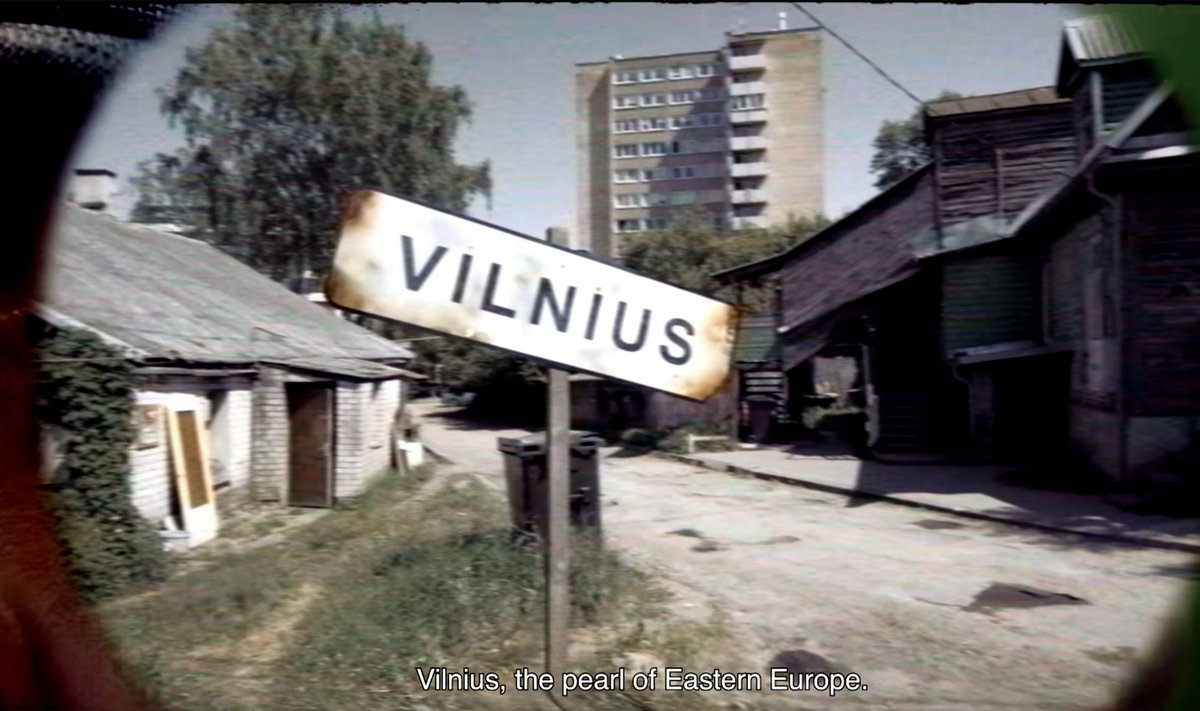 Kuvatõmmis Vilniuse reklaamist