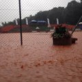 Tennise Eesti meistrivõistluste teist võistluspäeva segas tugev vihm