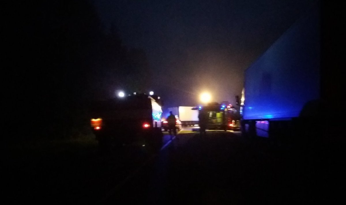 Liiklusõnnetus Tallinn-Pärnu-Ikla mnt 84. kilomeetril