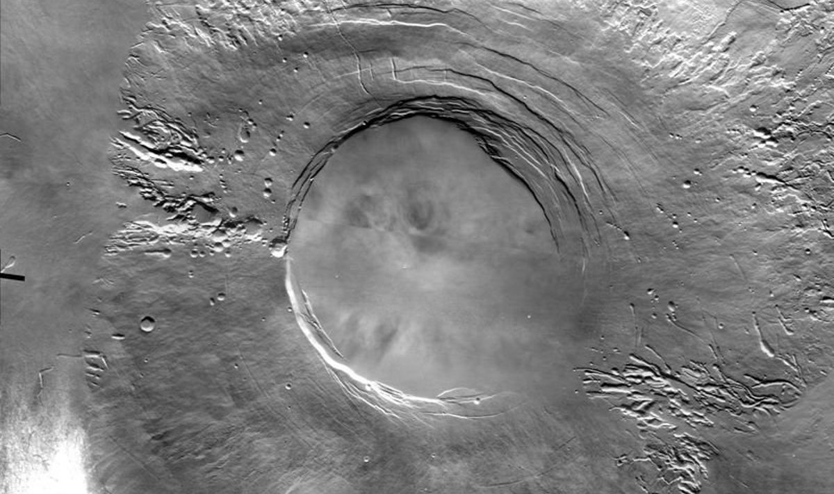Tharsise platoo üks neljast vulkaanist. Foto: NASA