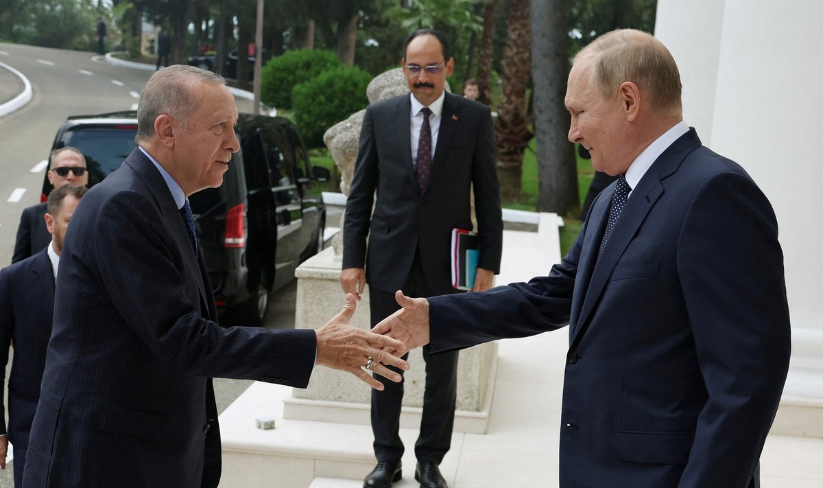 Встреча Путина и Эрдогана в Сочи