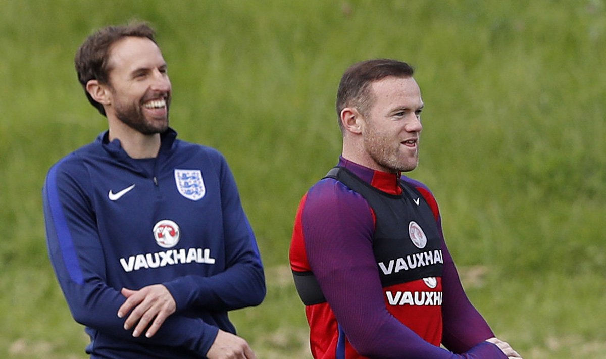 Gareth Southgate ja Wayne Rooney