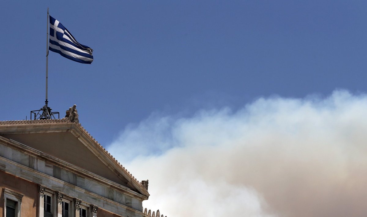 Kreeka metsapõlengud 2015