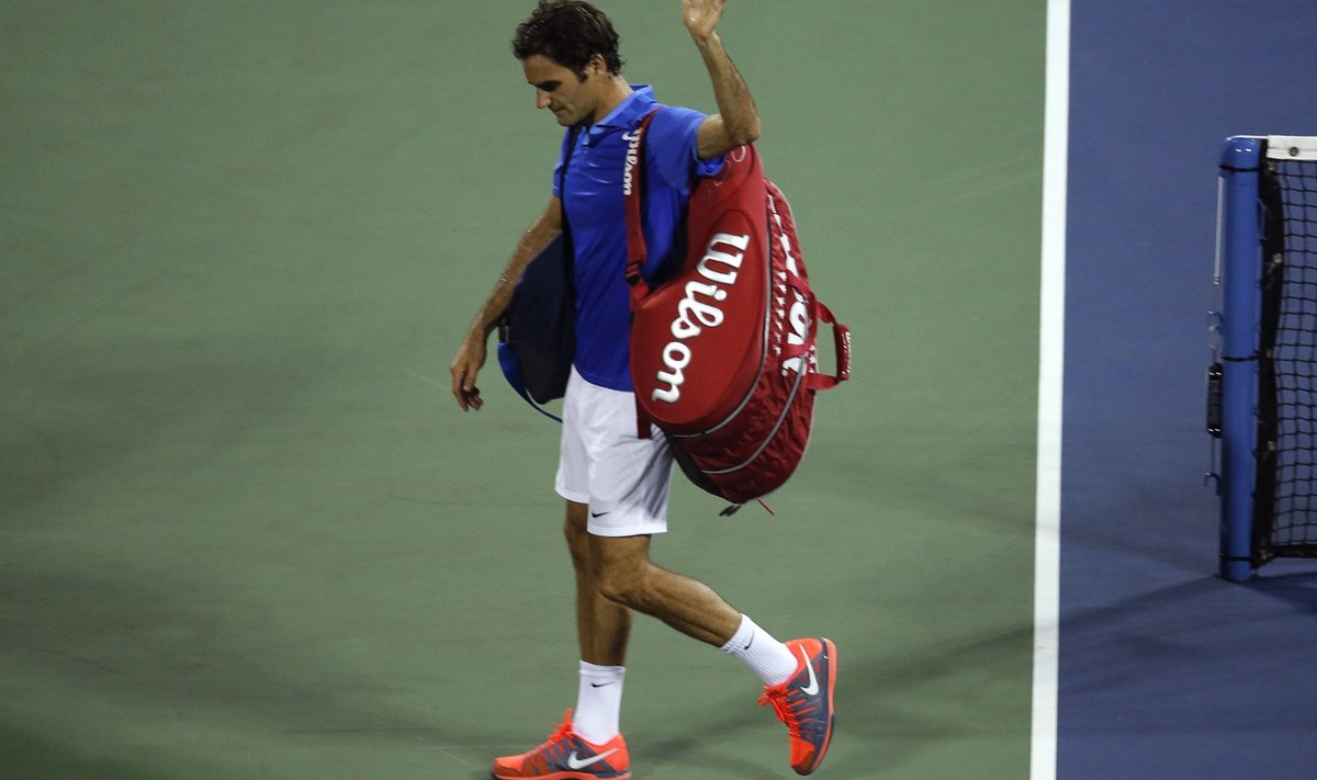 Roger Federer lahkub väljakult kaotajana