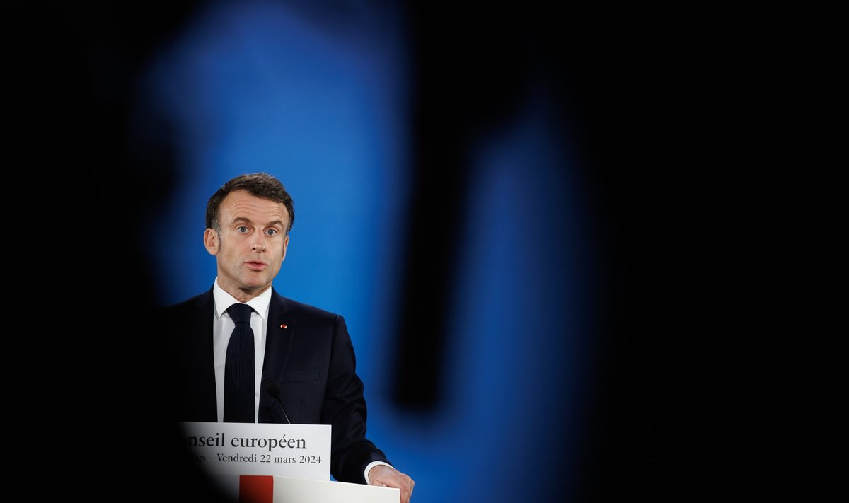 Emmanuel Macron viskas õhku mõtte olümpia-aegsest relvarahust.
