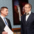 Peaminister Ansip tegi president Ilvesele ettepaneku nimetada kaitseministriks Urmas Reinsalu