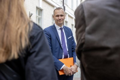 LHV Groupi juht Madis Toomsalu, Swedbank Eesti juht Olavi Lepp, Coop Panga juht Margus Rink ning SEB juht Allan Parik.