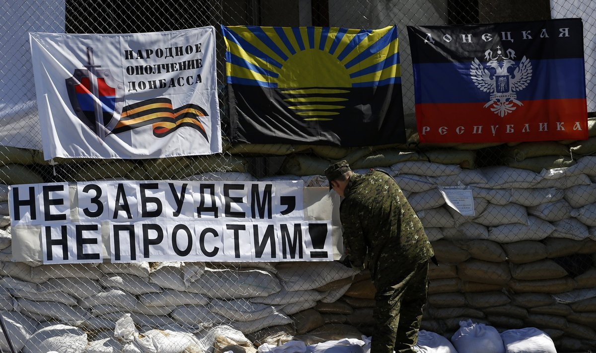 Mässuliste propaganda Donetskis.