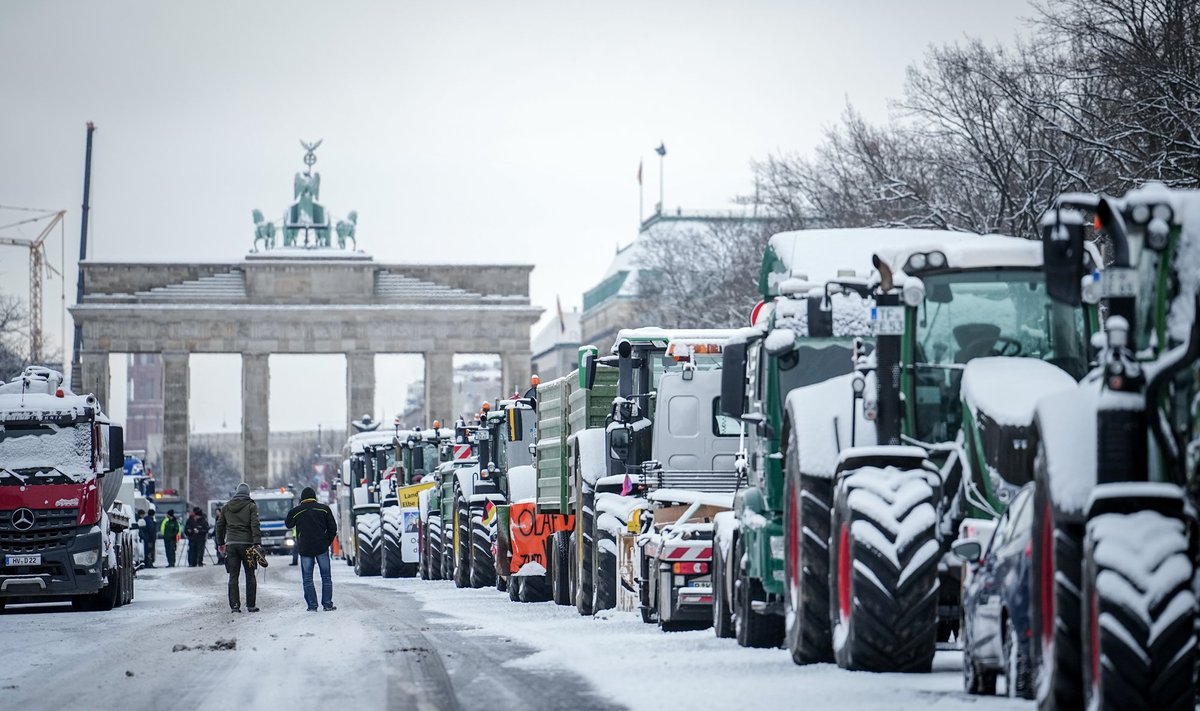Põllumeeste meeleavaldus Berliinis