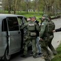 VIDEO ja FOTOD | Politsei pidas Narvas kinni Georgi linti kandnud mehe