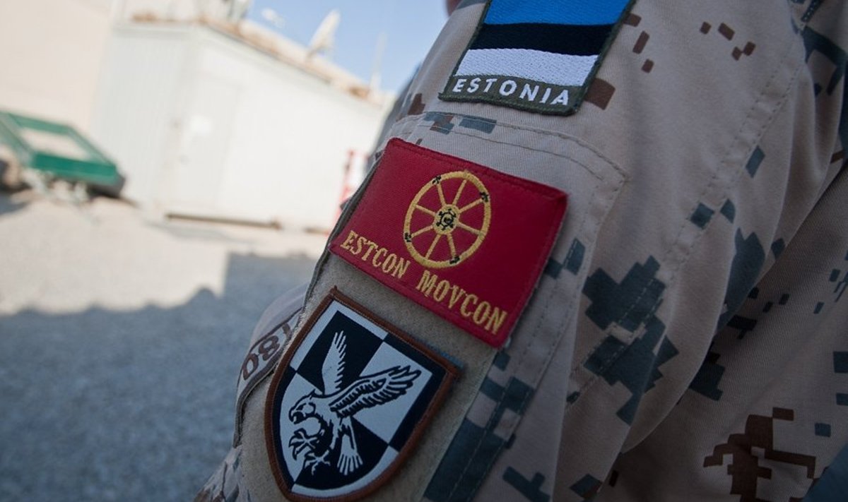 Eesti kaitseväelane Afganistanis.