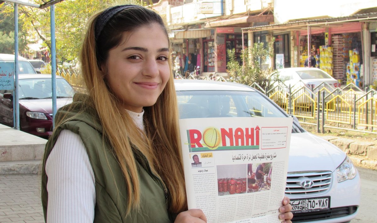 Al-Malikiyah’ noor kurdi ajakirjanik, kelle viimane lugu oli linna lähedal asuvatest põgenikelaagritest.  