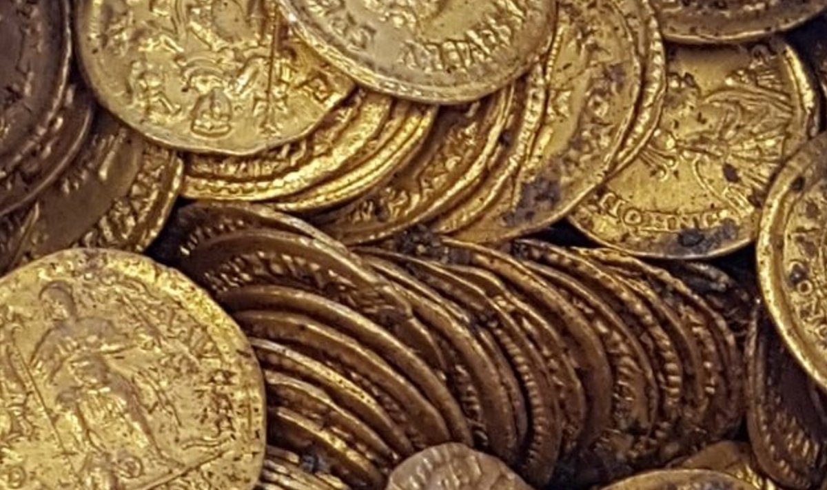 Leitud kuldmündid