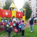 В Нарве открыли три новые детские игровые площадки и одну спортивную
