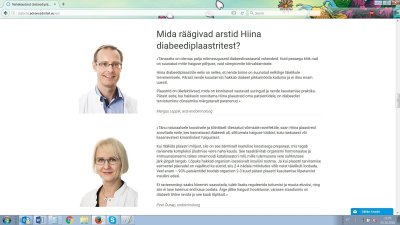 Soome arstide dr Johannes Sippola ja dr Terhi Manneri fotod on varastatud Diacori kliiniku kodulehelt.