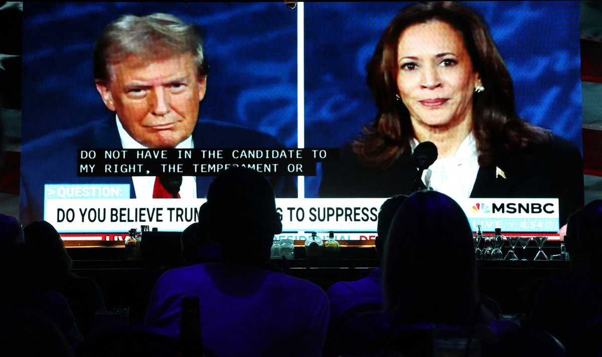 Donald Trumpi ja Kamala Harrise debatt 