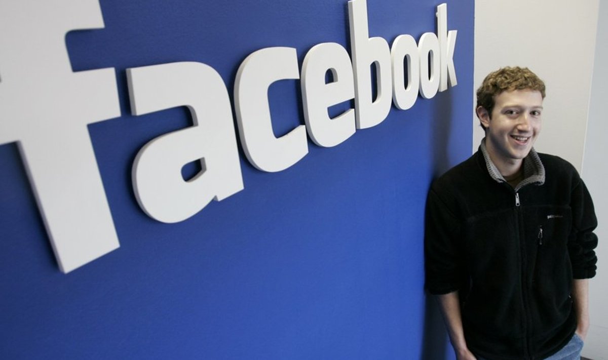 Facebook asutaja, ameeriklane Mark Zuckerberg