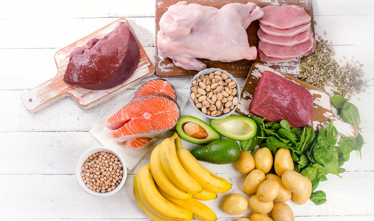 Toidust saab B-grupi vitamiine eelkõige lihast, teraviljast ja pähklitest.