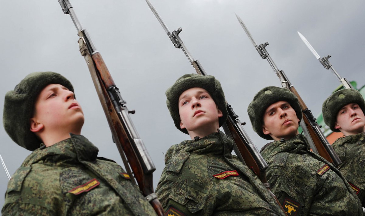 Illustratiivse tähendusega pilt vene sõduritest (foto: Mikhail Tereshchenko, TASS / Scanpix)
