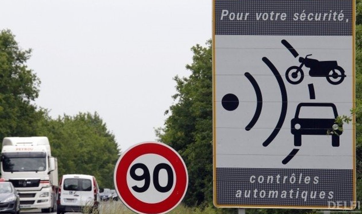 Kuid lubatakse sõita 90 kmh, siis milline kiirus on juba põhjendamatult aeglane? Foto: Regis Duvignau, Reuters