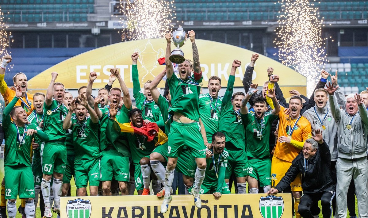 FCI Levadia on kõige edukama klubina võitnud kümme Eesti karikat. Viimati olid nad parimad 2018. aastal.