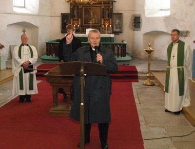Sündmust austas oma kohalolekuga EELK peapiiskop Andres Põder. Foto: Valdur Vacht