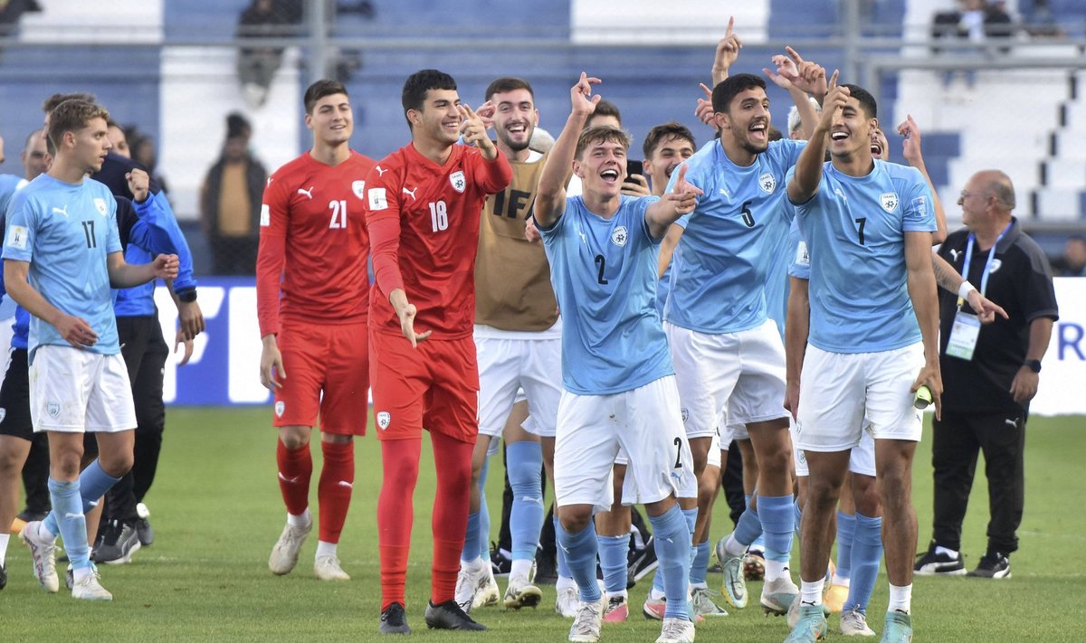 Israeli U-20 jalgpallikoondis lõhkas suurüllatuse, kukutades konkurentsist Brasiilia eakaaslased.