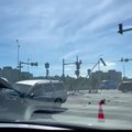 ФОТО и ВИДЕО | На мосту Мустакиви столкнулись два автомобиля: оба водителя попали в больницу