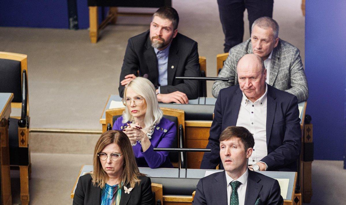 EKRE fraktsiooni liikmed Riigikogus.