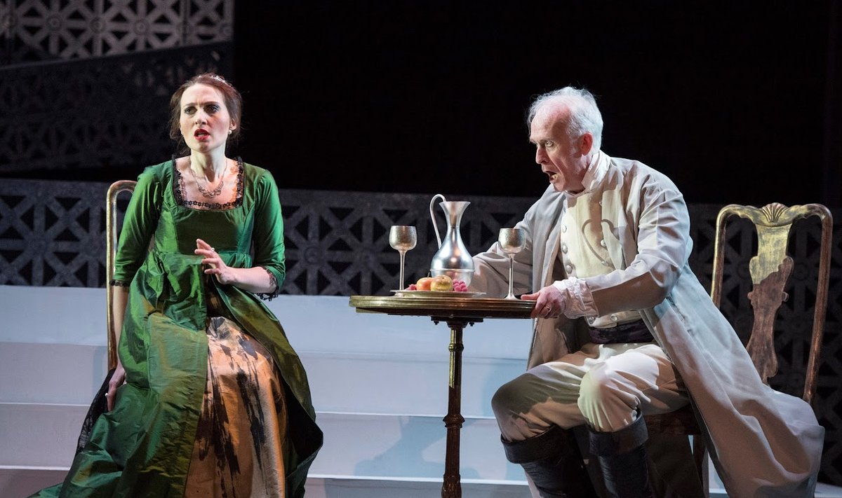 Tosca (Paula Sides) ja Scarpia (Craig Smith) psühholoogilised duellid on kogu ooperi tipuks.