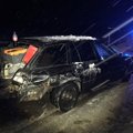 DELFI FOTOD: Tallinna-Tartu maanteel põrkasid kokku kolm autot