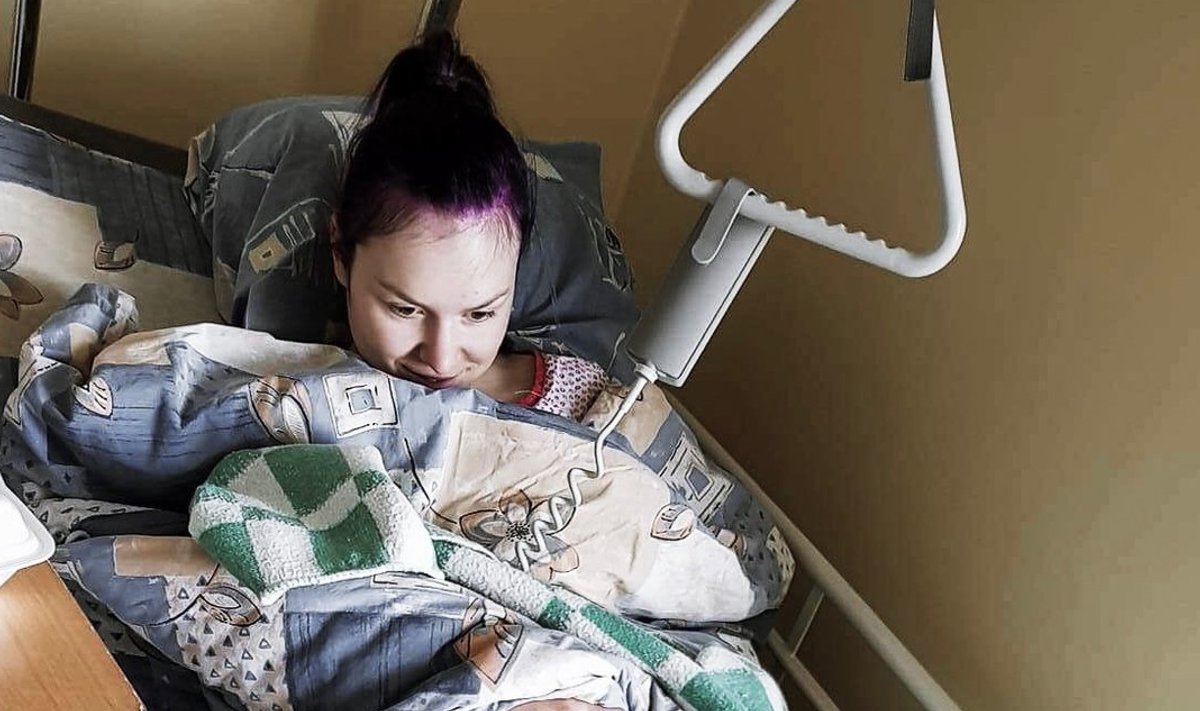 Karoliine Holteril tuli põlvetrauma tõttu heita operatsioonilauale.