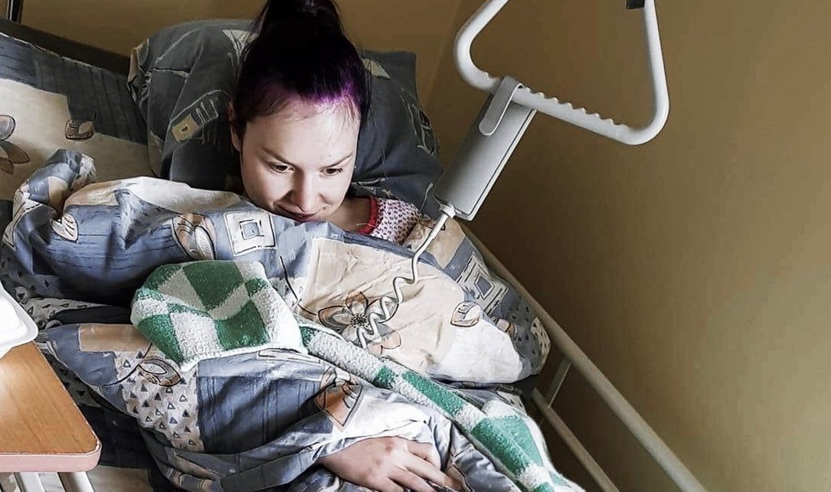 Karoliine Holter pidi põlvetrauma tõttu operatsioonilauale heitma.