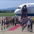 FOTOD JA VIDEO | Kaotusvalu unustatud: Horvaatia koondis saabus kodumaale kümnete tuhandete tänulike fännide ette