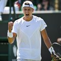 Taani tippmängija märatses Wimbledonis, misjärel ema ja treener lahkusid tribüünilt
