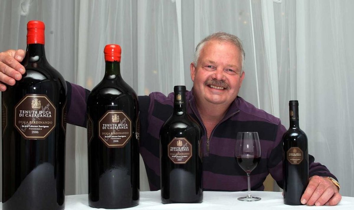 Fotol olevat veini Eestis ei müüda, need pärinevad autori hea sõbra, vürst Federico Bianchi veinikeldrist Itaalias. (Viktor Burkivski)