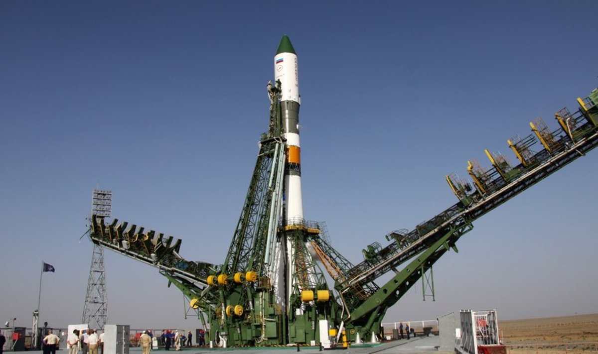 Progress M-12M kosmosdroomil. Foto Oleg Urusov, RIA Novosti
