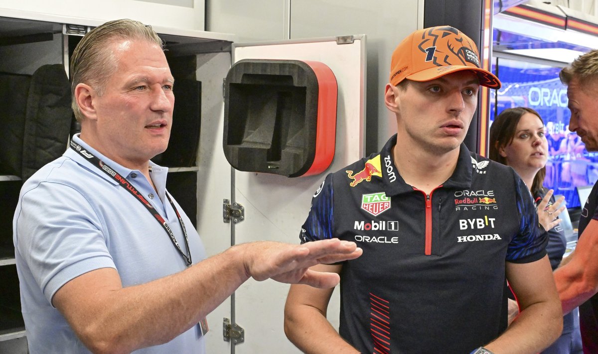 Jos Verstappen koos poja Max Verstappeniga