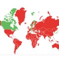 KAART | Värsked andmed: vaata, mis riikidest saabudes peab oma liikumist alates uuest nädalast piirama