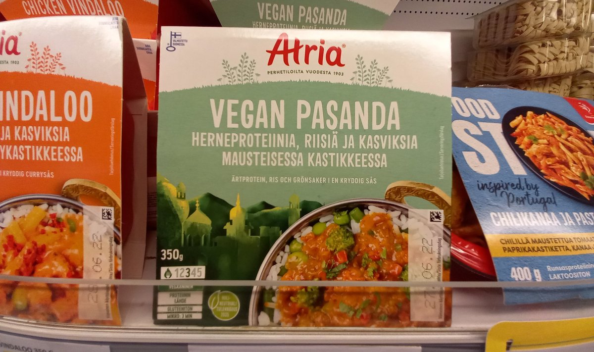 Mugava portsjonina taimne valmistoit Vegan Pasanda.